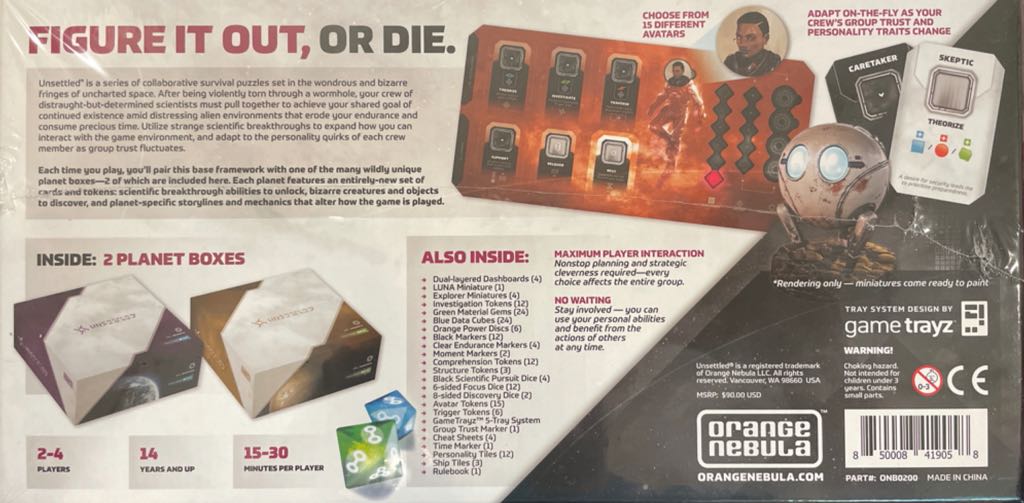 Unsettled  (1-4) board game collectible [Barcode 850008419058] - Main Image 2