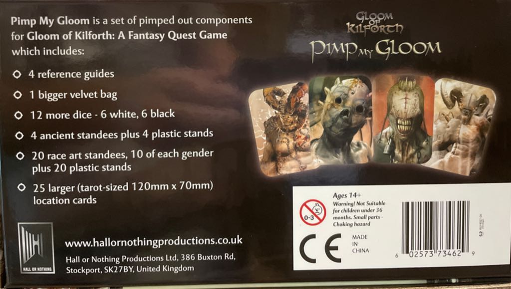 Gloom Of Kilforth: Pimp My Gloom  board game collectible [Barcode 602573734629] - Main Image 2