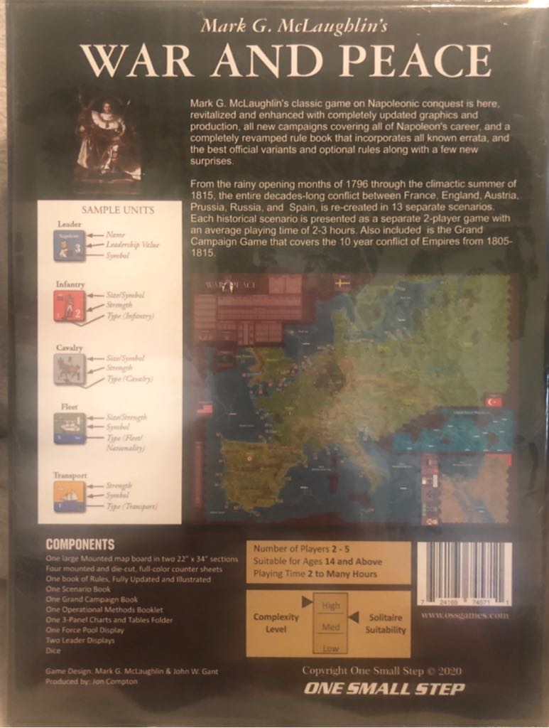 War And Peace  (2-5) board game collectible [Barcode 724165745711] - Main Image 2