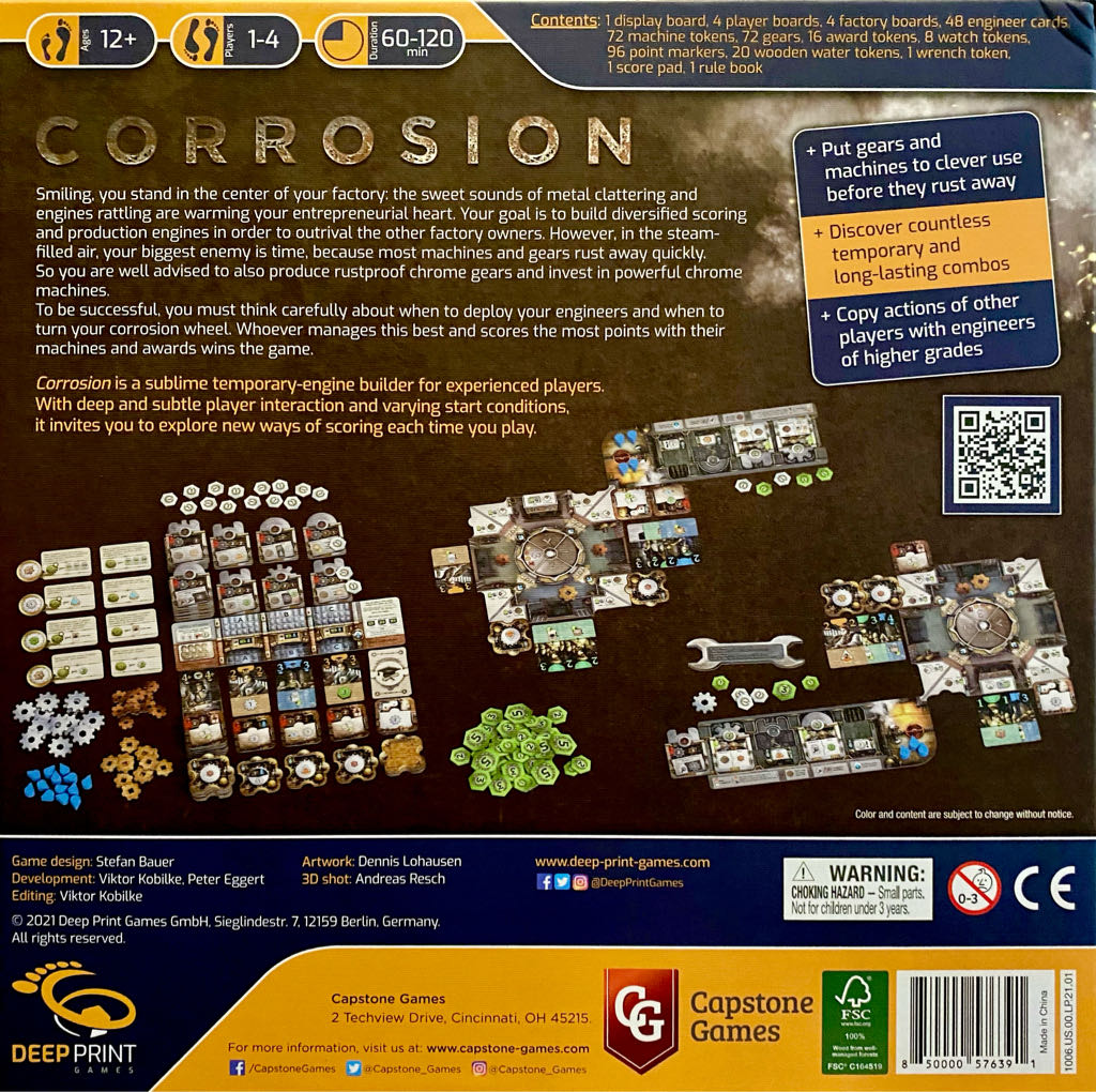Corrosion  (1-4) board game collectible [Barcode 850000576391] - Main Image 2