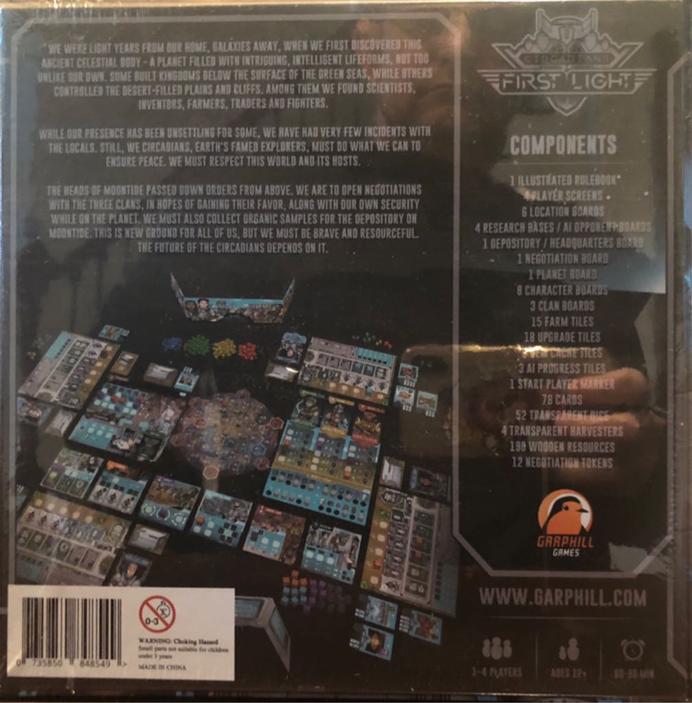 Circadians: First Light  (1-4) board game collectible [Barcode 735850848549] - Main Image 2