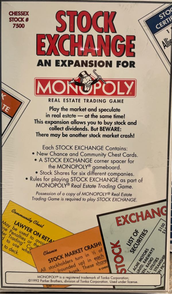 Monopoly: Stock Exchange  board game collectible - Main Image 2
