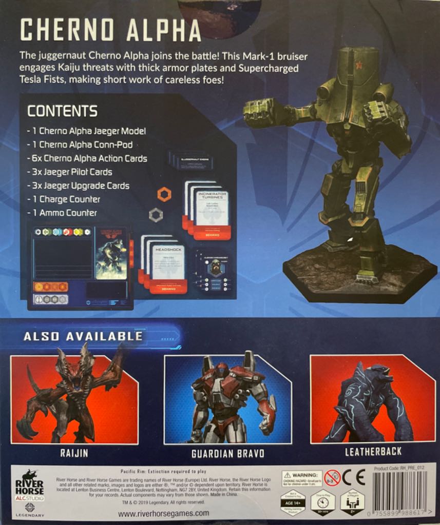 Pacific Rim: Chernobyl-Alpha  board game collectible [Barcode 755899988617] - Main Image 2
