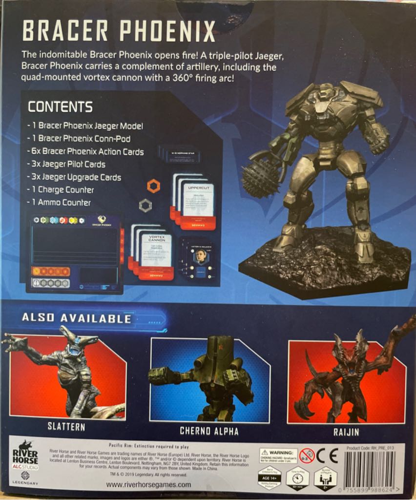 Pacific Rim: Bracer Phoenix  board game collectible [Barcode 755899988624] - Main Image 2