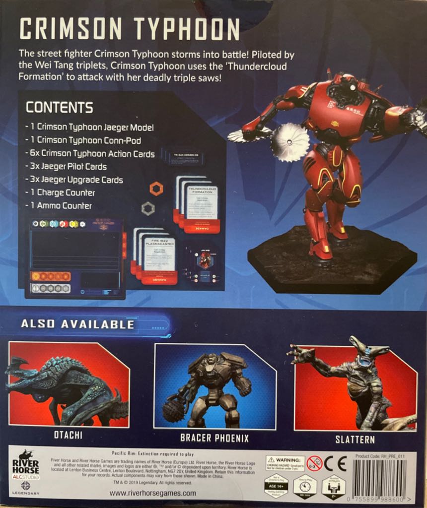 Pacific Rim: Crimson Typhoon  board game collectible [Barcode 755899988600] - Main Image 2