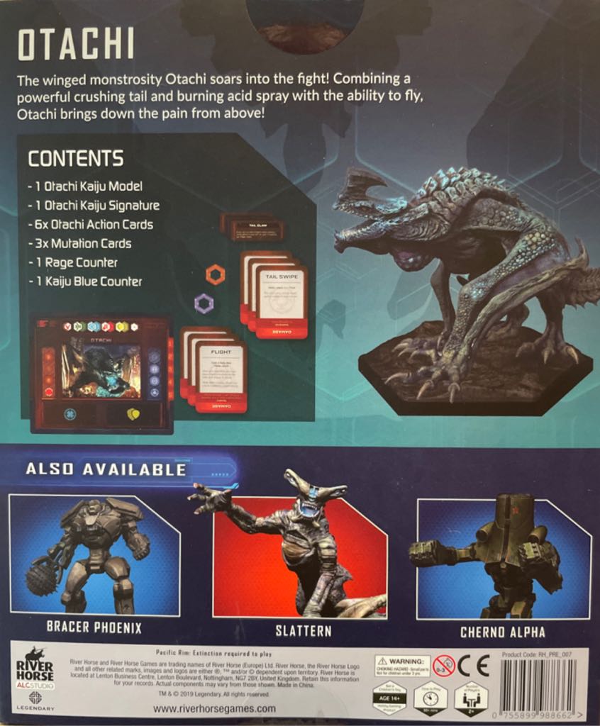 Pacific Rim: Otachi  board game collectible [Barcode 755899988662] - Main Image 2