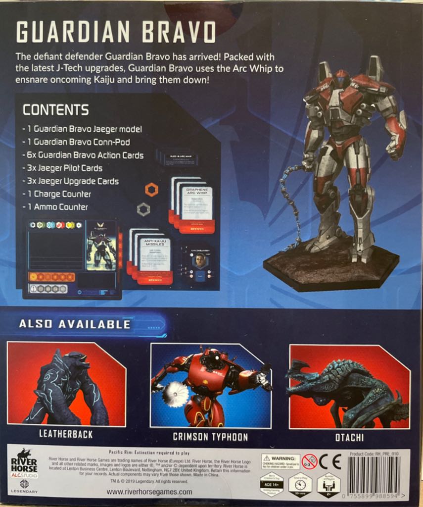 Pacific Rim: Guardian Bravo  board game collectible [Barcode 755899988594] - Main Image 2