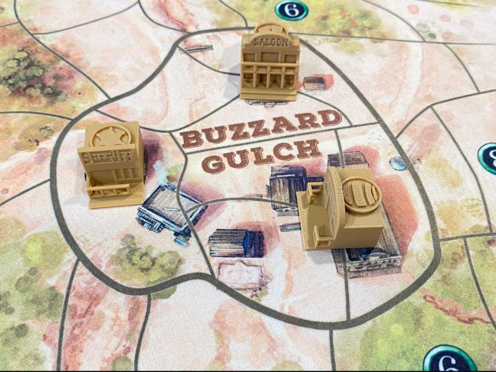 Western Legends: 3-D Building Upgrade  (2-6) board game collectible [Barcode 3760146649095] - Main Image 4