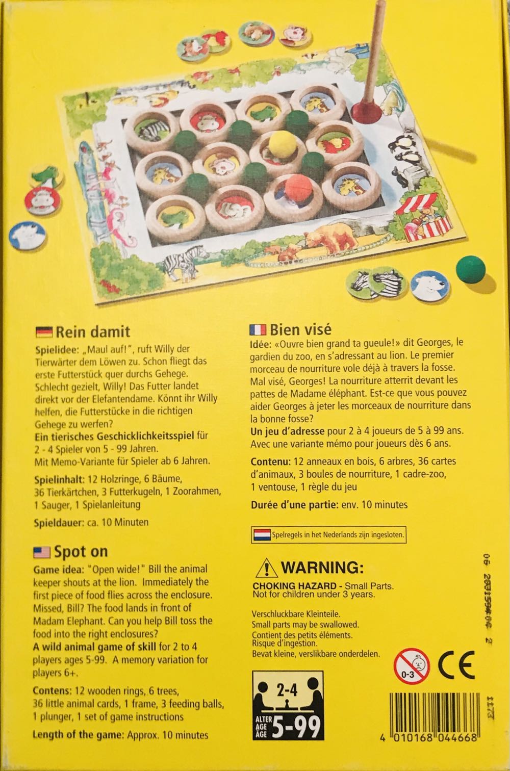 Rein Damit! / Spot On!  (2-4) board game collectible [Barcode 4010168044668] - Main Image 2