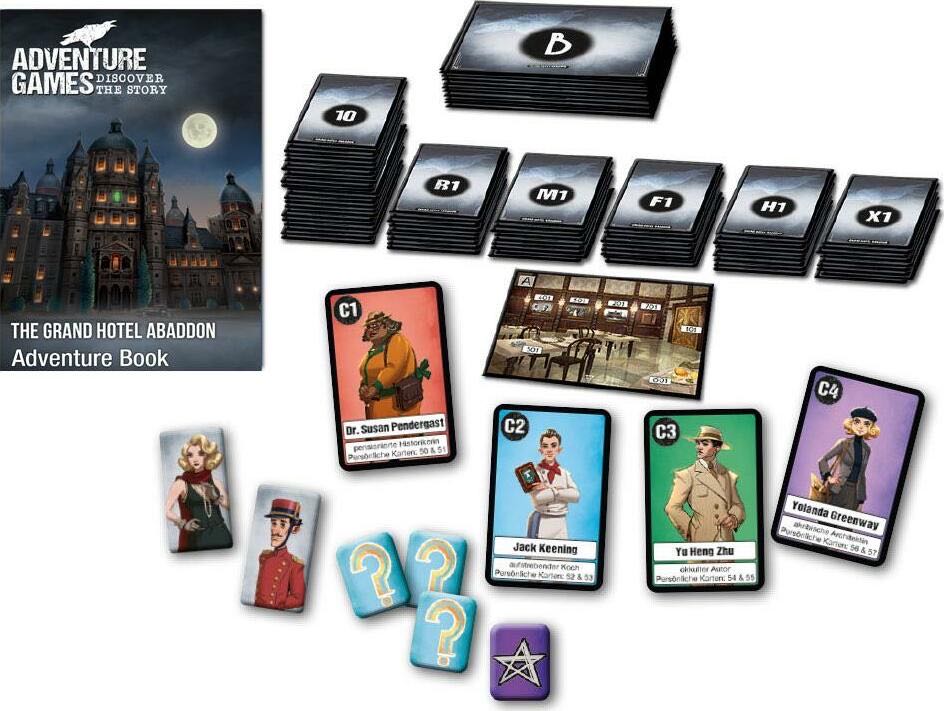 Adventure Games: The Grand Hotel Abaddon  (1-4) board game collectible [Barcode 814743015074] - Main Image 3