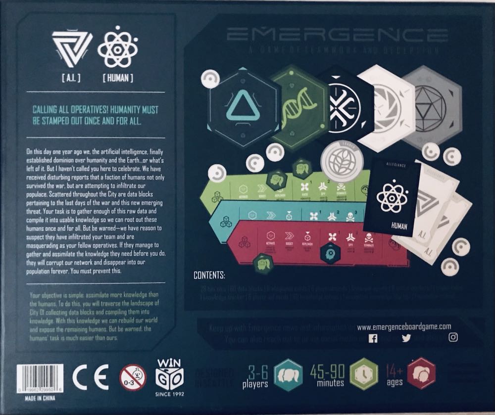 Emergence  (3-6) board game collectible [Barcode 019962299506] - Main Image 2