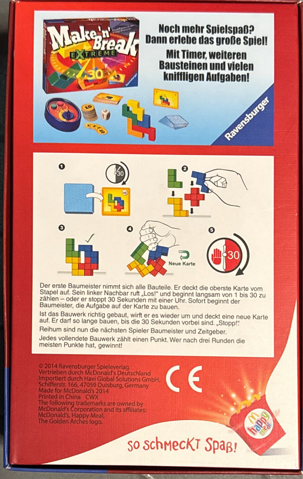 Make ’n’ Break Fun Ravensburger Make N Break Extreme Building Game Board Game  (2-4) board game collectible [Barcode 4005556264322] - Main Image 2