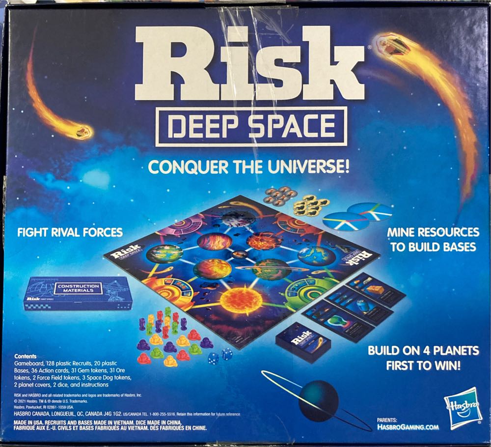 Risk: Deep Space  (2-4) board game collectible [Barcode 195166130392] - Main Image 2