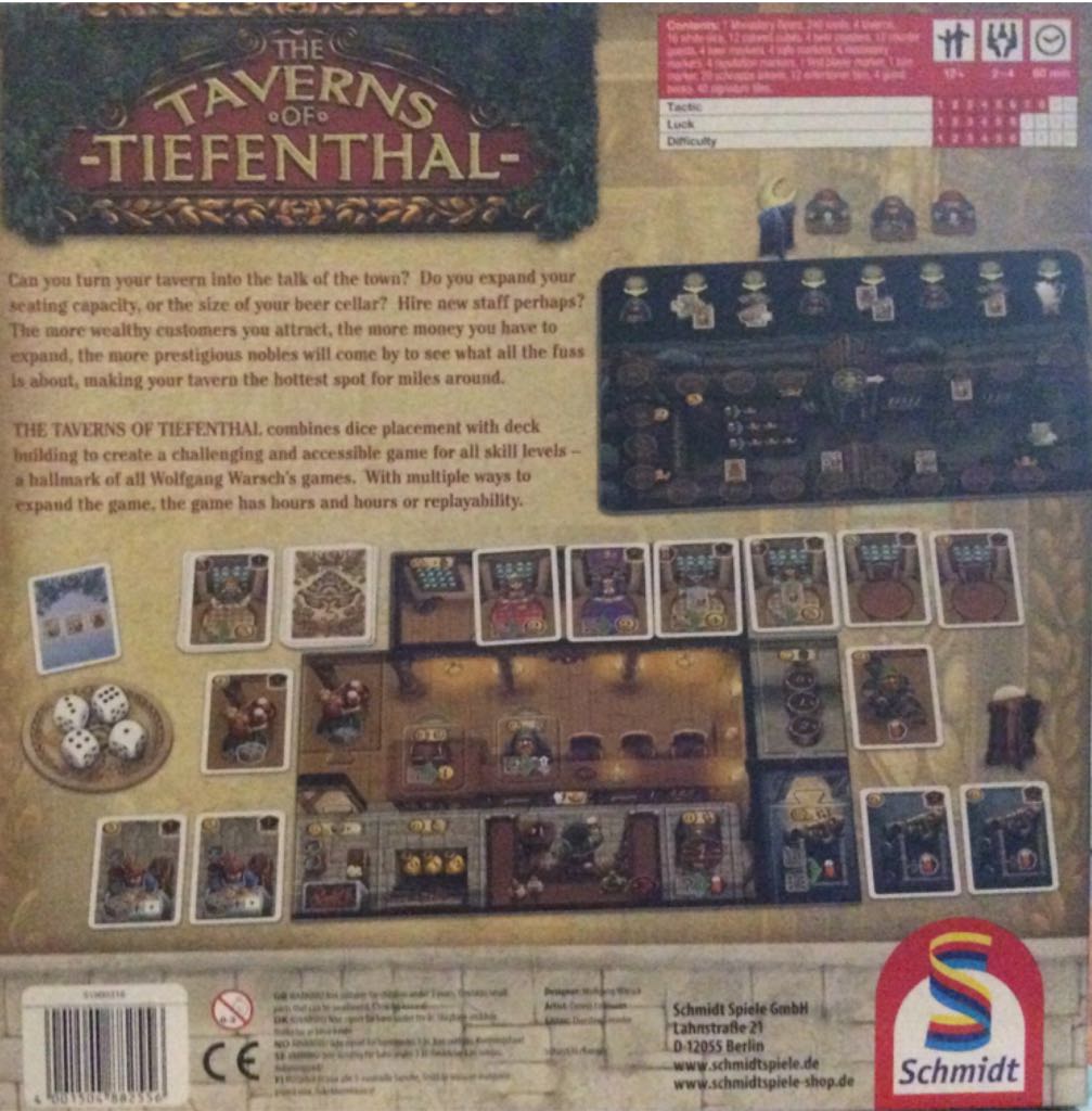 The Taverns of Tiefenthal  board game collectible - Main Image 2