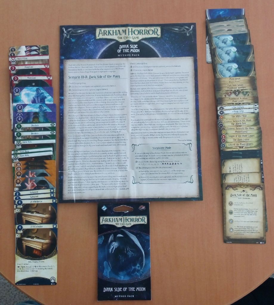 Arkham Horror LCG: 6c - Dark Side Of The Moon - Mythos Pack 3  (1-4) board game collectible - Main Image 2