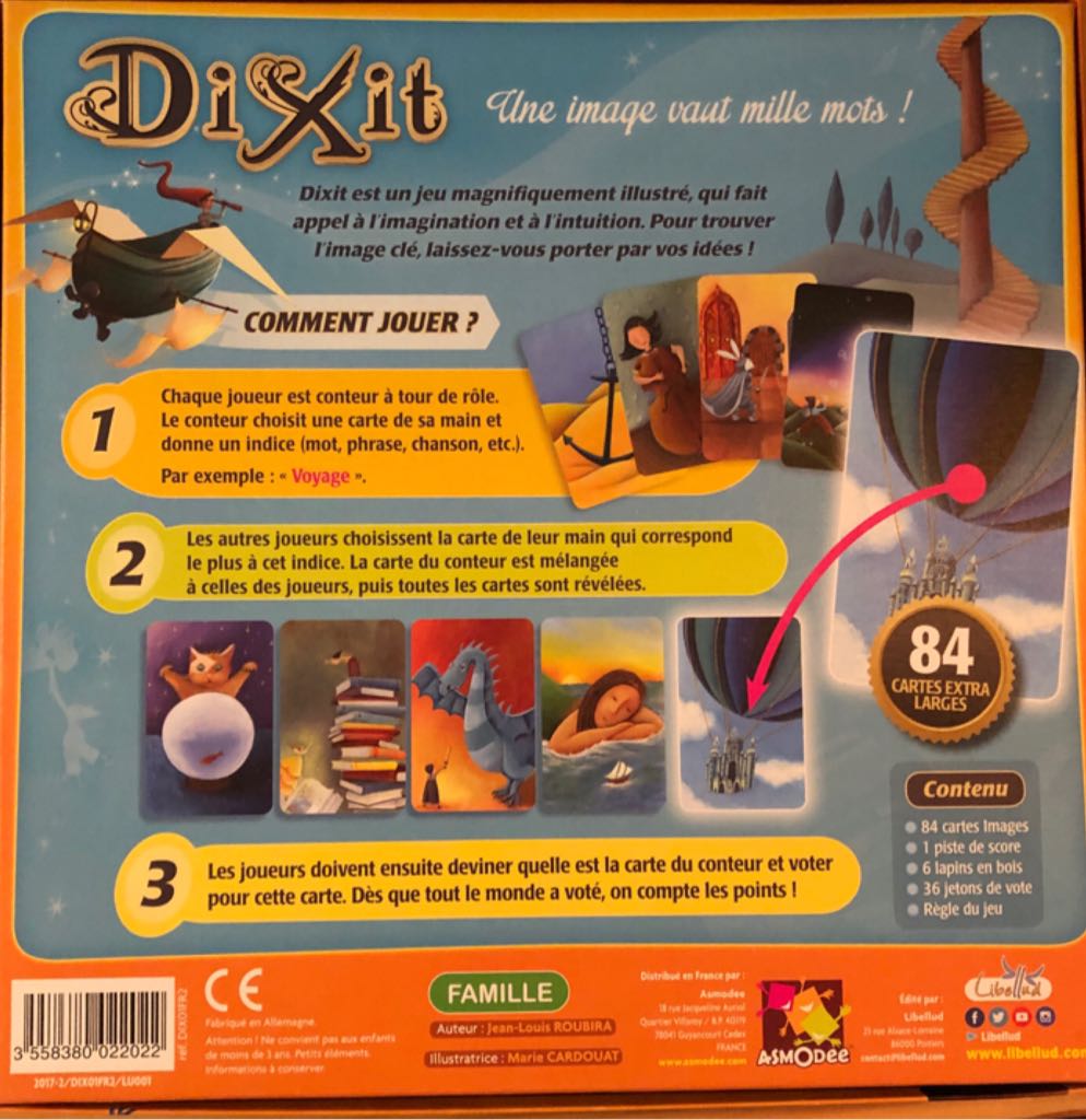 Dixit  (8) board game collectible [Barcode 3558380022022] - Main Image 2