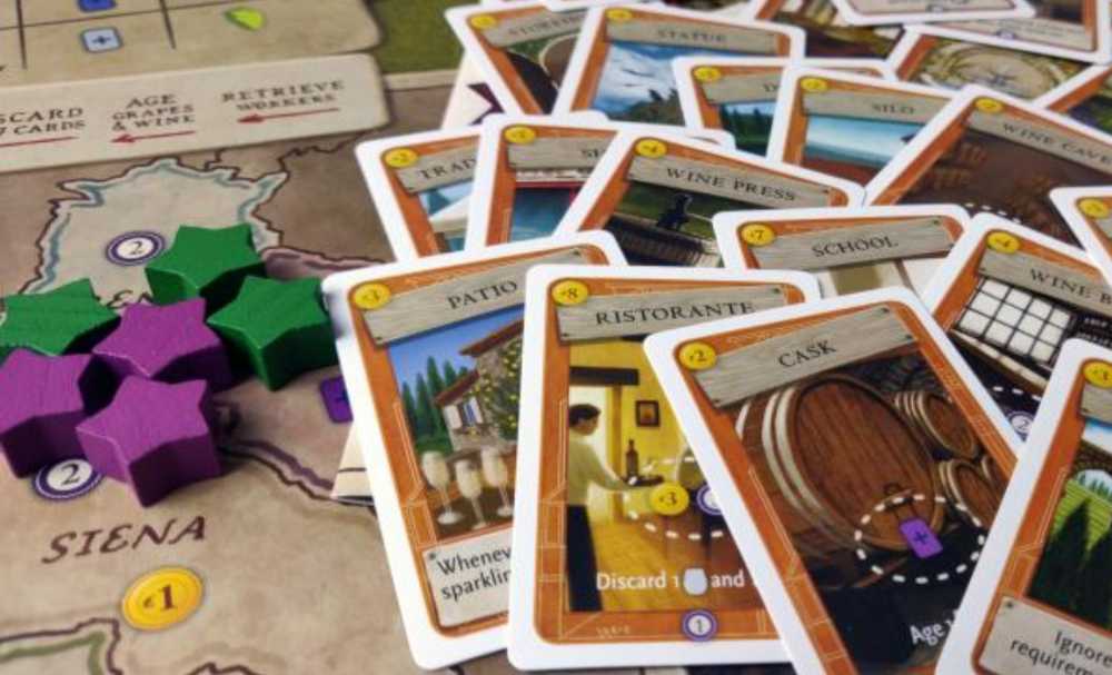Tuscany (Viticulture): Expand The World Of Viticulture  (1-6) board game collectible - Main Image 4