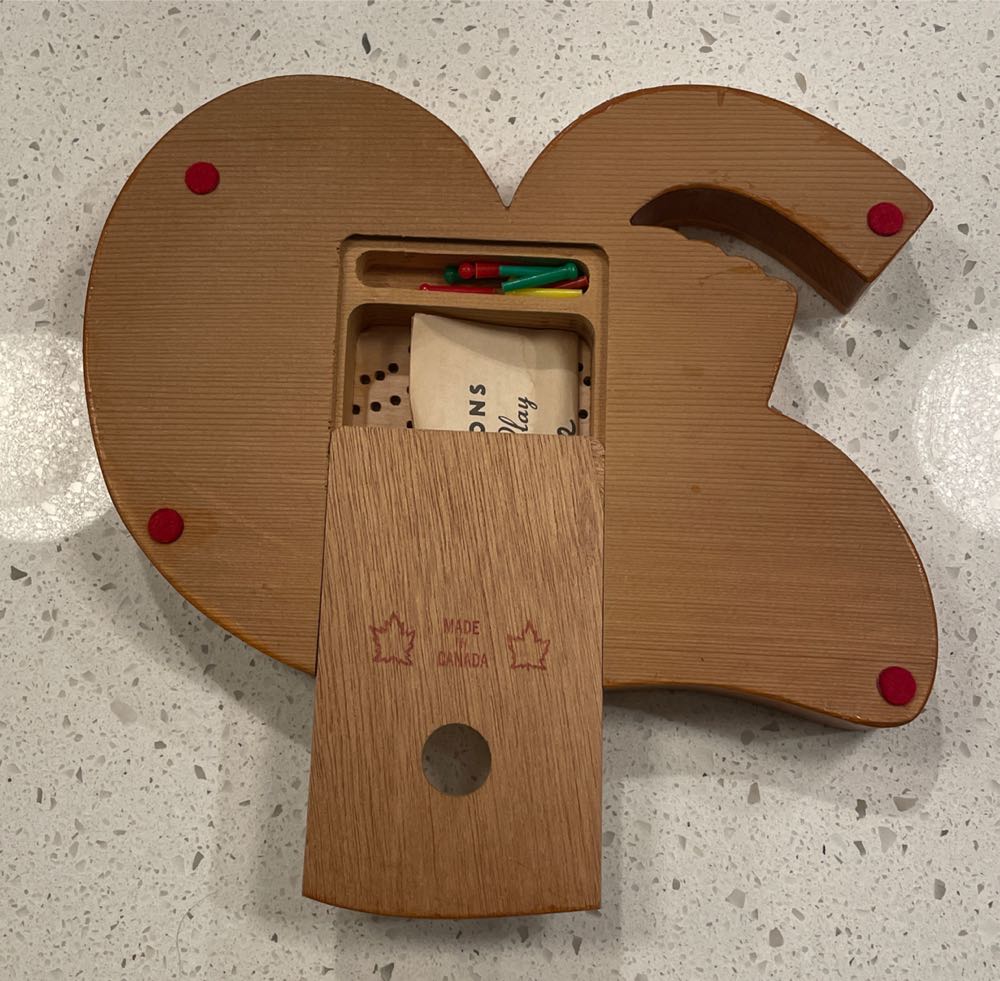 Ryco Sales LTD Cribbage Board  (3 Once Around) board game collectible - Main Image 2