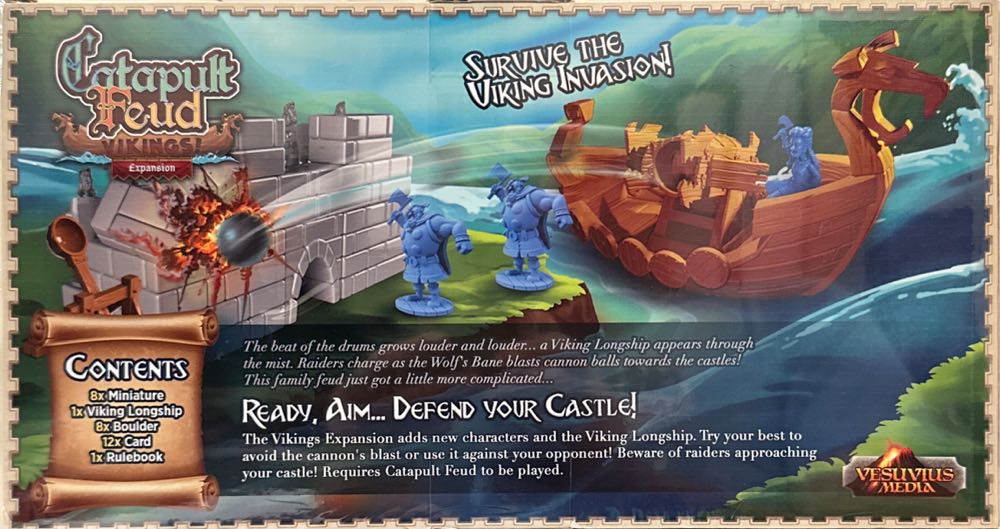 Catapult Kingdoms: Vikings Expansion  board game collectible [Barcode 637740860115] - Main Image 4