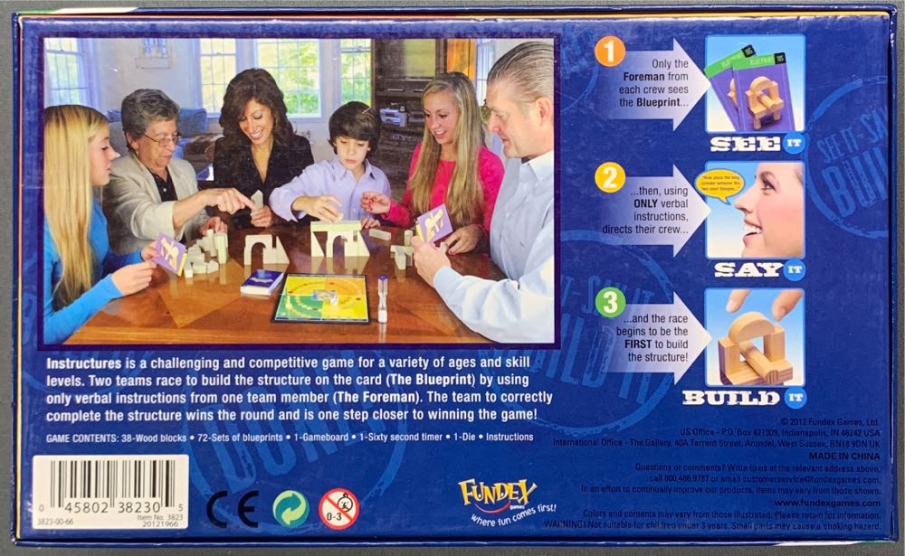 Instructures  (4+) board game collectible [Barcode 045802382305] - Main Image 2