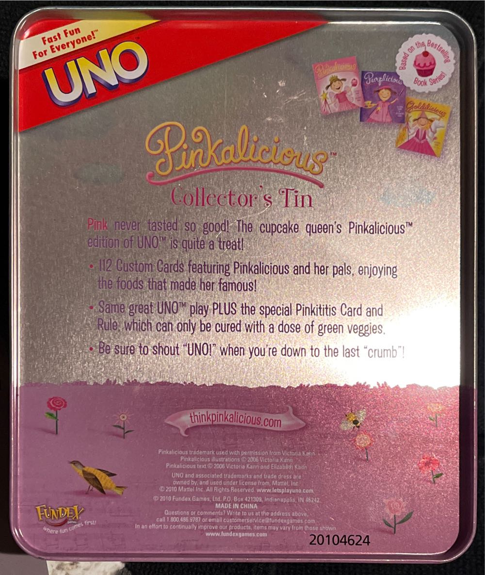 Uno: Pinkalicious  board game collectible - Main Image 2