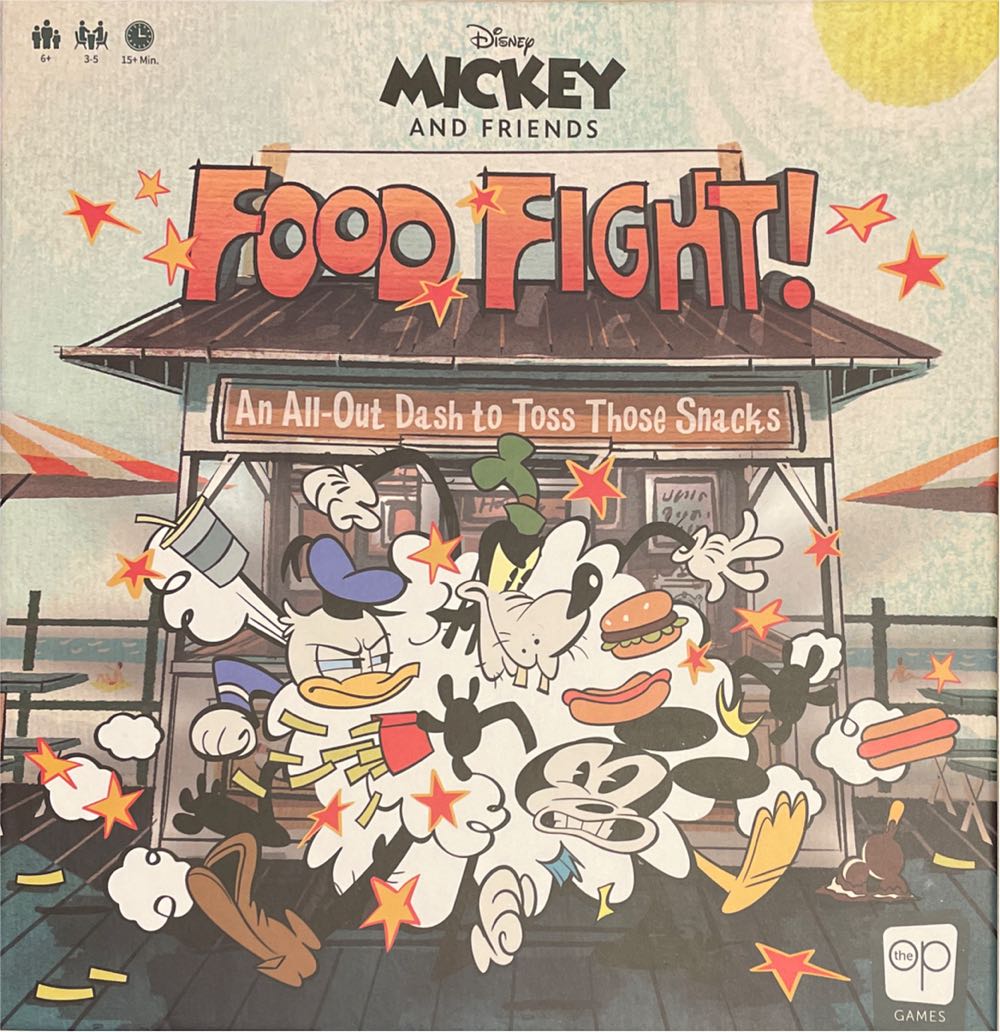 Mickey and Friends - Food Fight!  board game collectible - Main Image 1