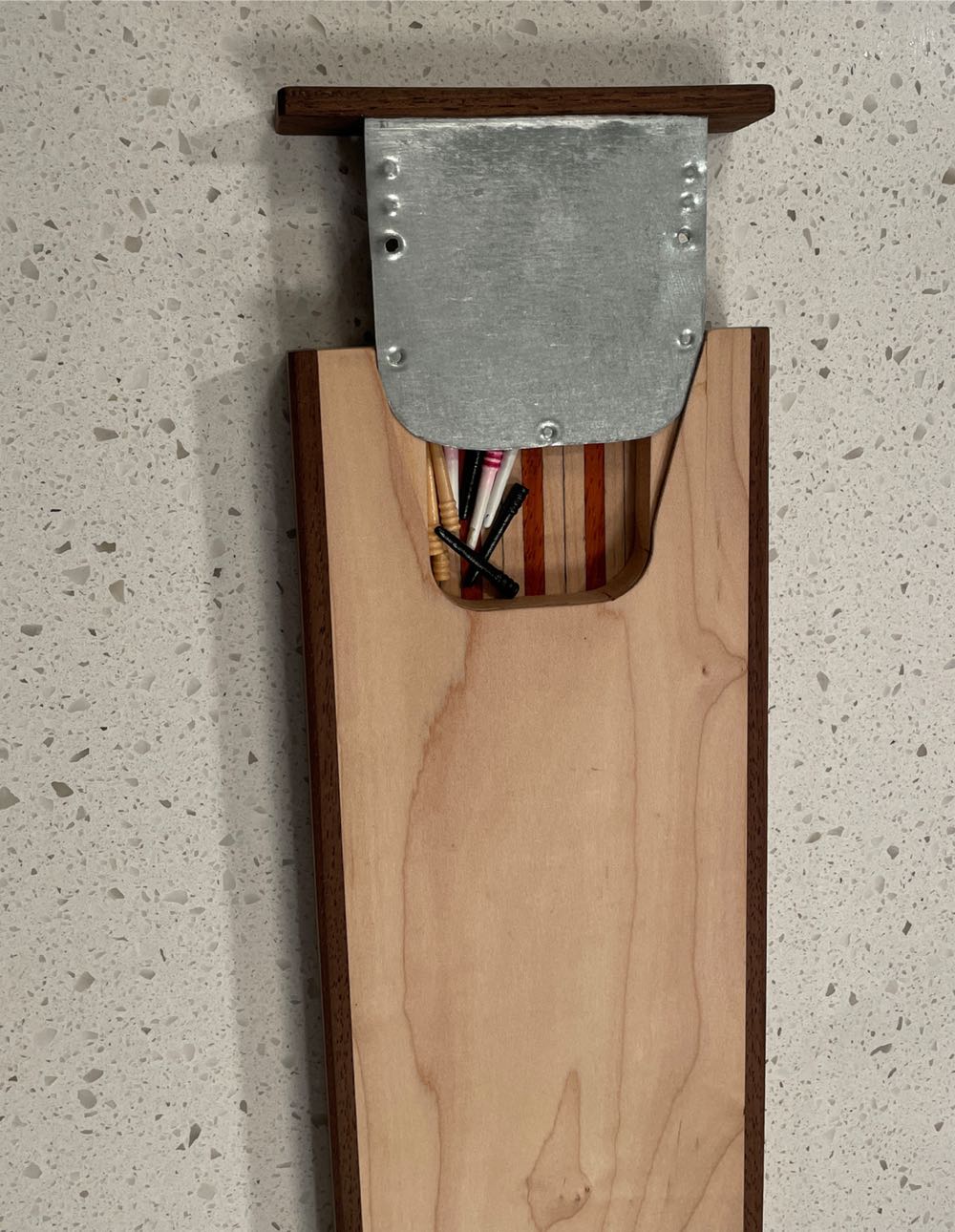 Artist Made Bowling Lane Cribbage Board  (3 Continuous Track) board game collectible - Main Image 2