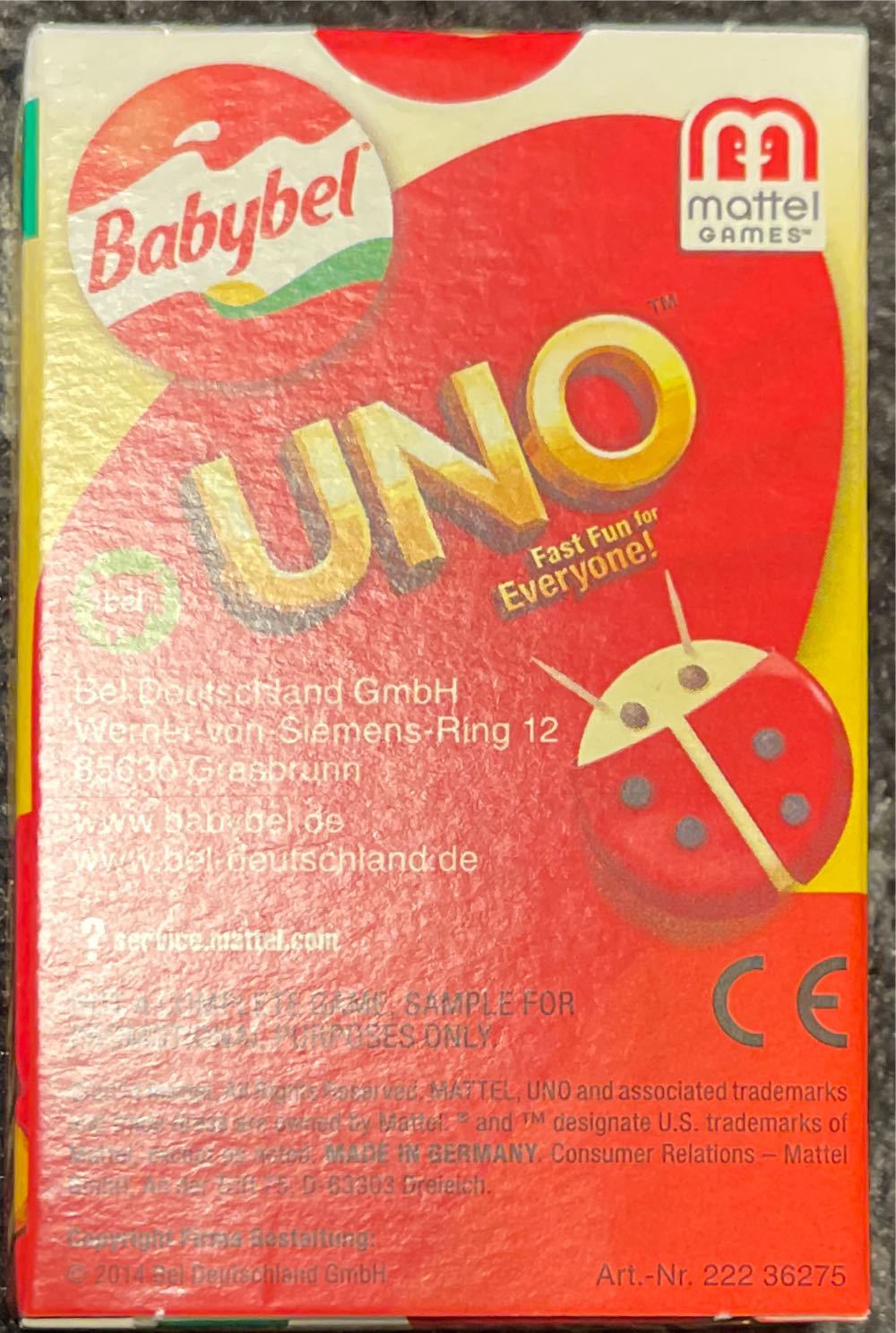 Babybel Uno Germany  board game collectible - Main Image 2