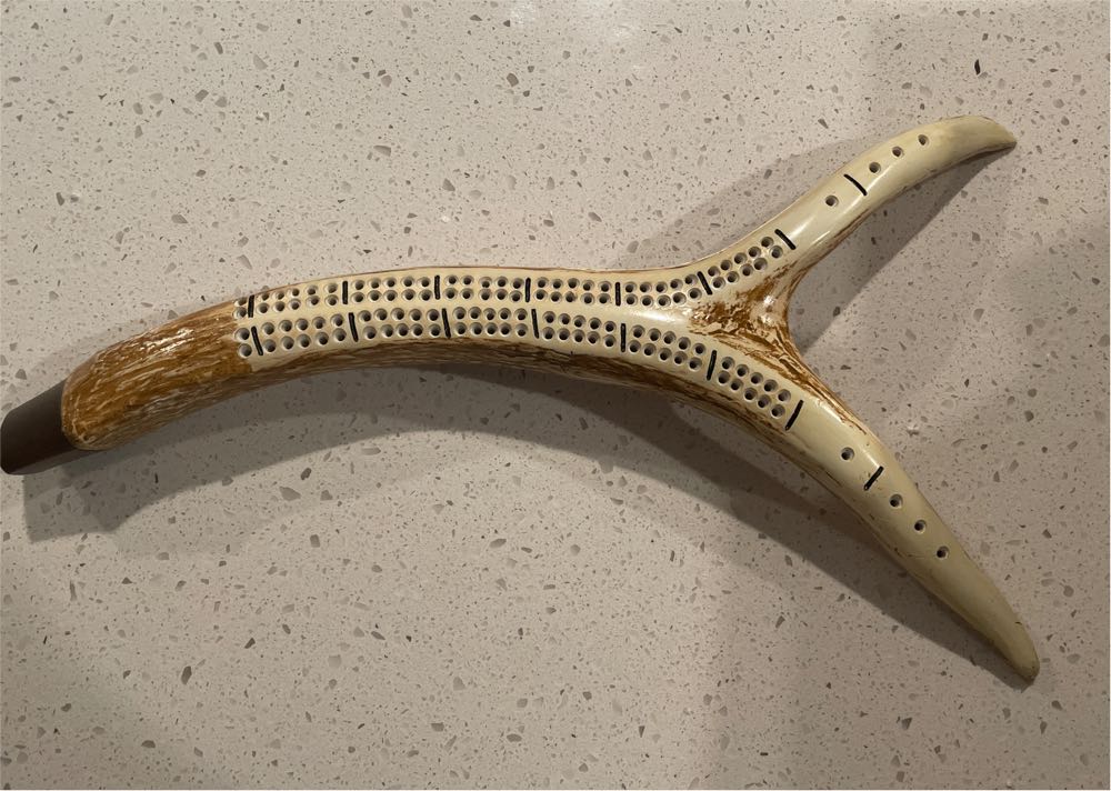 Cabala’s Elk Antler Cribbage  (2 Twice Around) board game collectible [Barcode 400250018709] - Main Image 2