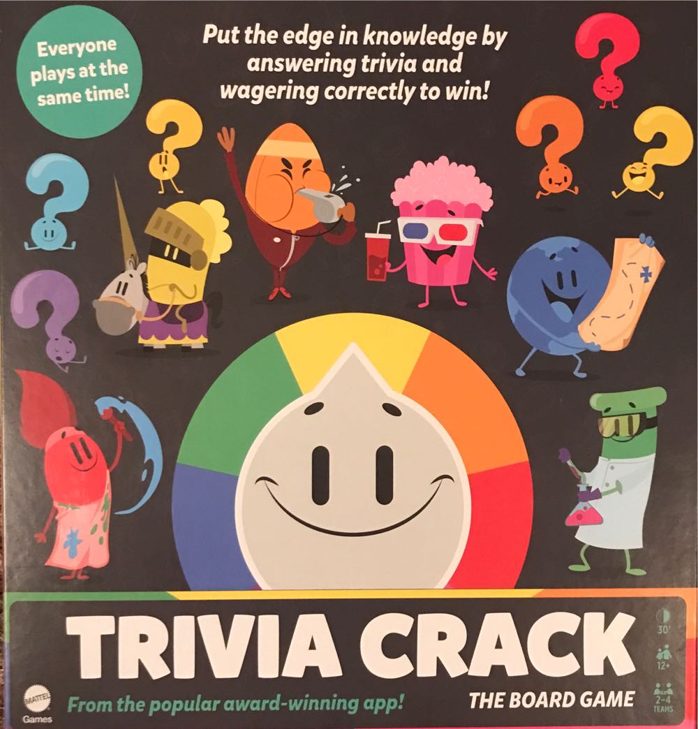 Trivia Crack The Board Game  (2-4 Teams) board game collectible [Barcode 887961939330] - Main Image 2