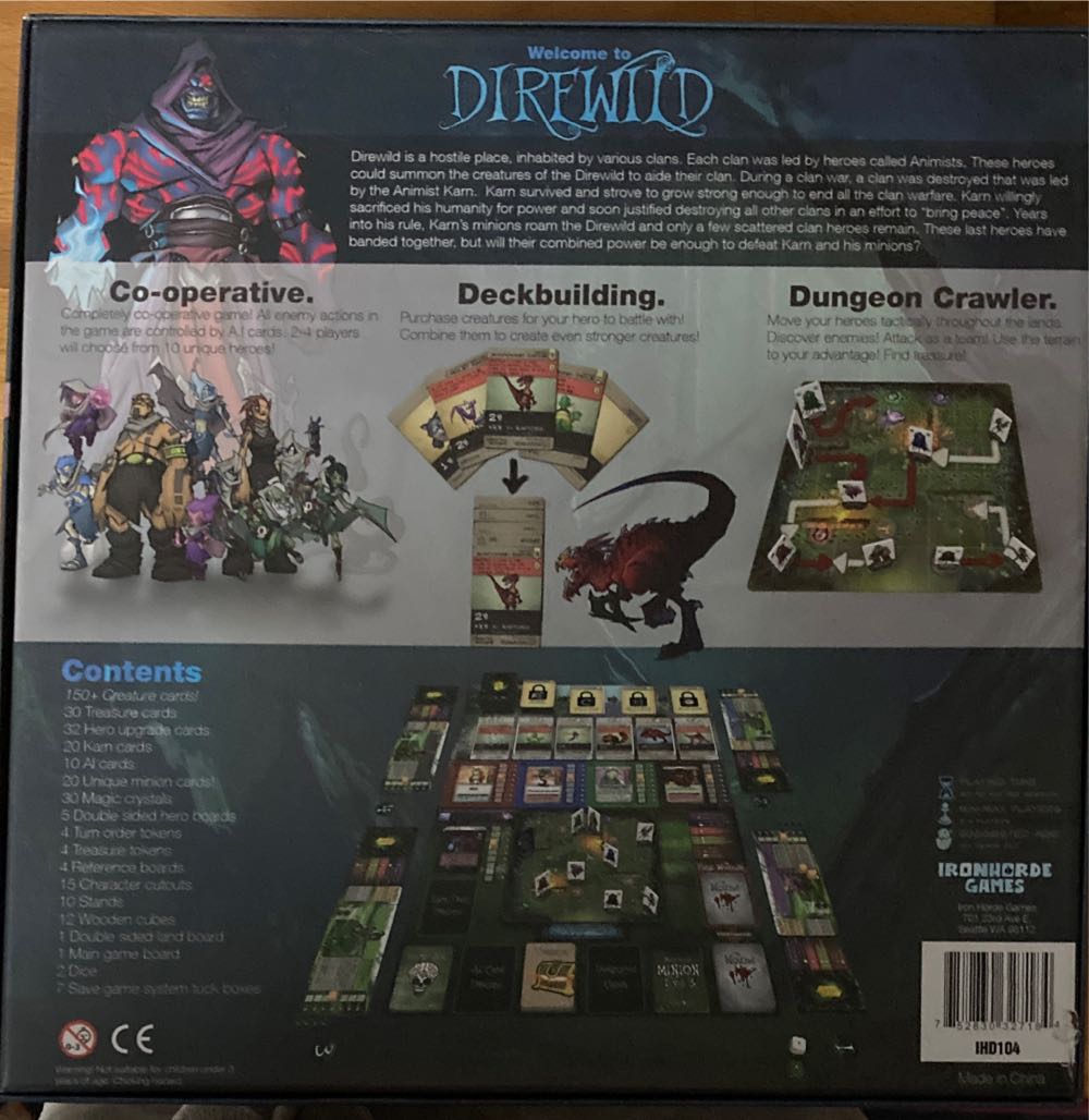 Direwild  (1-4) board game collectible [Barcode 752830327184] - Main Image 2