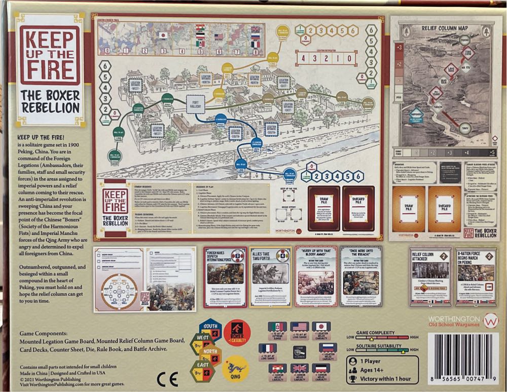 Keep Up The Fire: The Boxer Rebellion  (1) board game collectible [Barcode 856565007479] - Main Image 2