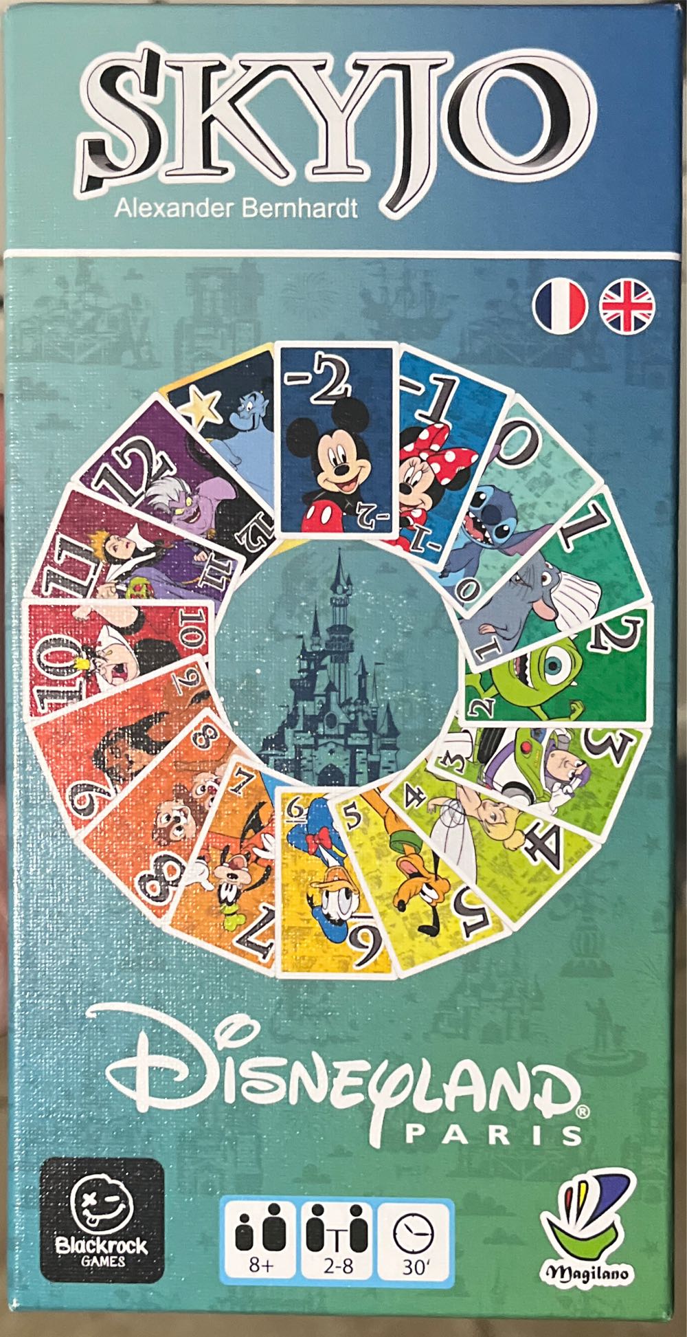 Skyjo Disneyland Paris Edition  (2-8) board game collectible [Barcode 4260470080018] - Main Image 2