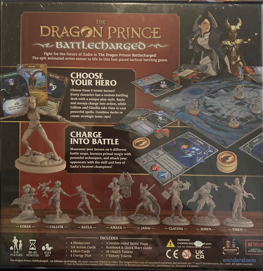 The Dragon Prince: Battlecharged  (2-6) board game collectible [Barcode 856934004269] - Main Image 2