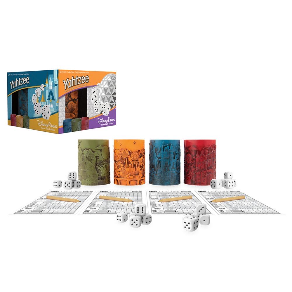 Yahtzee: Disney Parks Theme Park Edition  (1-4) board game collectible [Barcode 400938513601] - Main Image 2