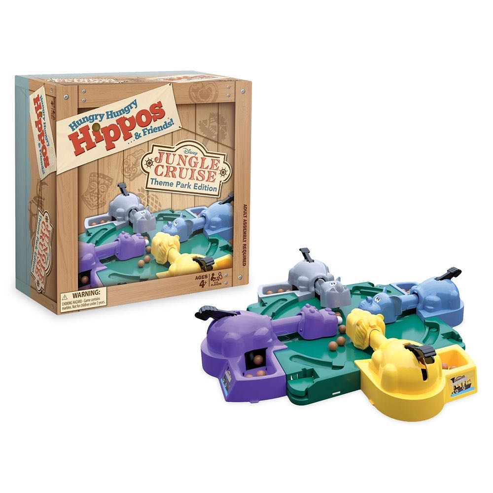 Hungry Hungry Hippos & Friends: Disney Jungle Cruise Theme Park Edition  (2-4) board game collectible [Barcode 460054794247] - Main Image 3