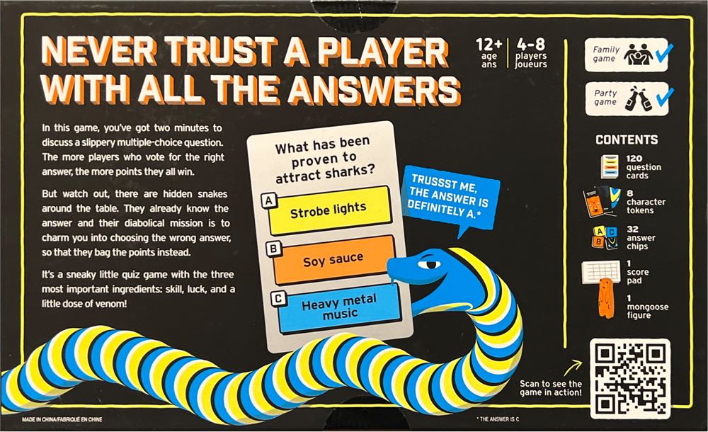 Snakesss  (4-8) board game collectible [Barcode 778988384831] - Main Image 2