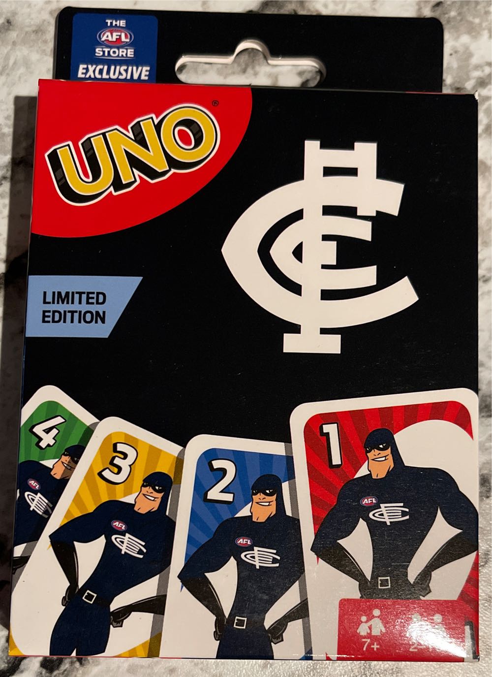 Carlton Fans Uno AFL  board game collectible - Main Image 1