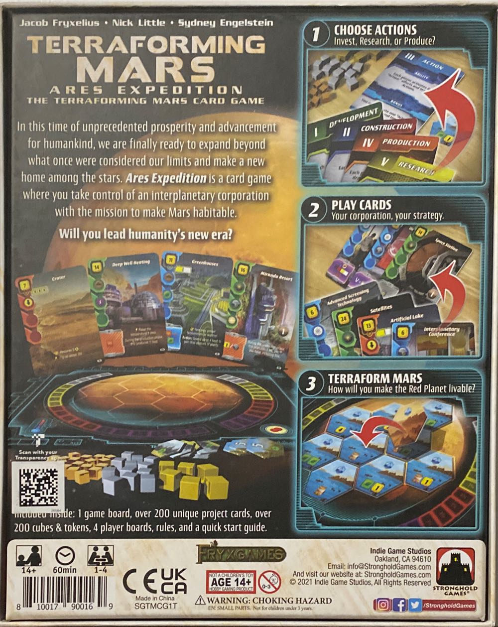 Terraforming Mars: Area Expedition  (1-4) board game collectible [Barcode 810017900169] - Main Image 2