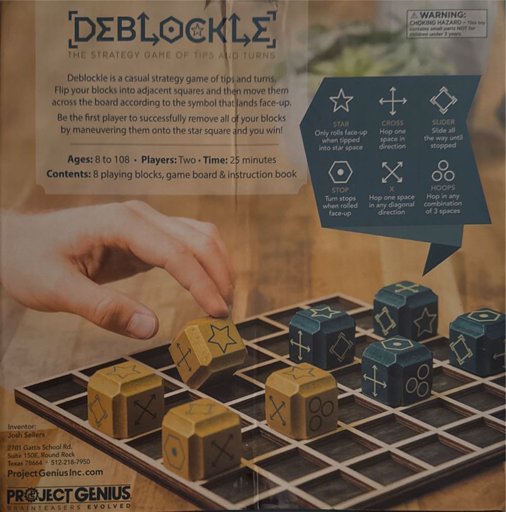 Deblockle  (2) board game collectible [Barcode 856261005816] - Main Image 3