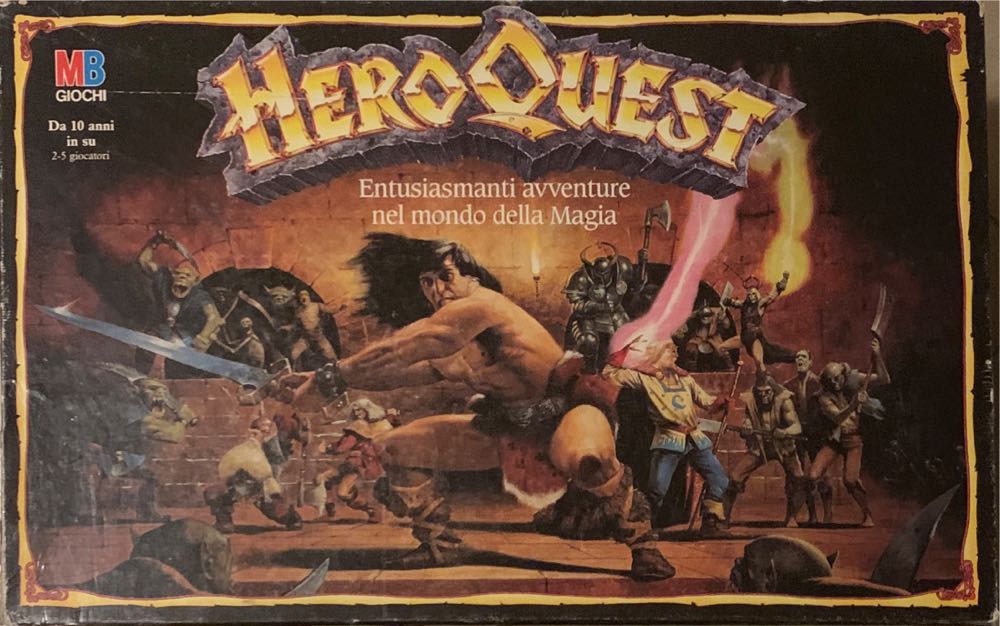 Heroquest Sistema Di Gioco 1989  board game collectible [Barcode 5010995021411] - Main Image 2