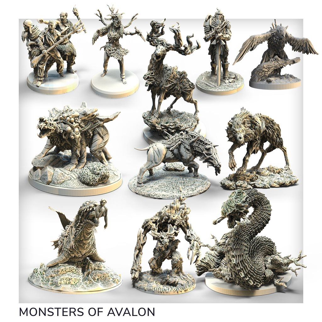 Tainted Grail: Monsters Of Avalon (+ 2nd Set Sundropped)  (2-6) board game collectible - Main Image 2
