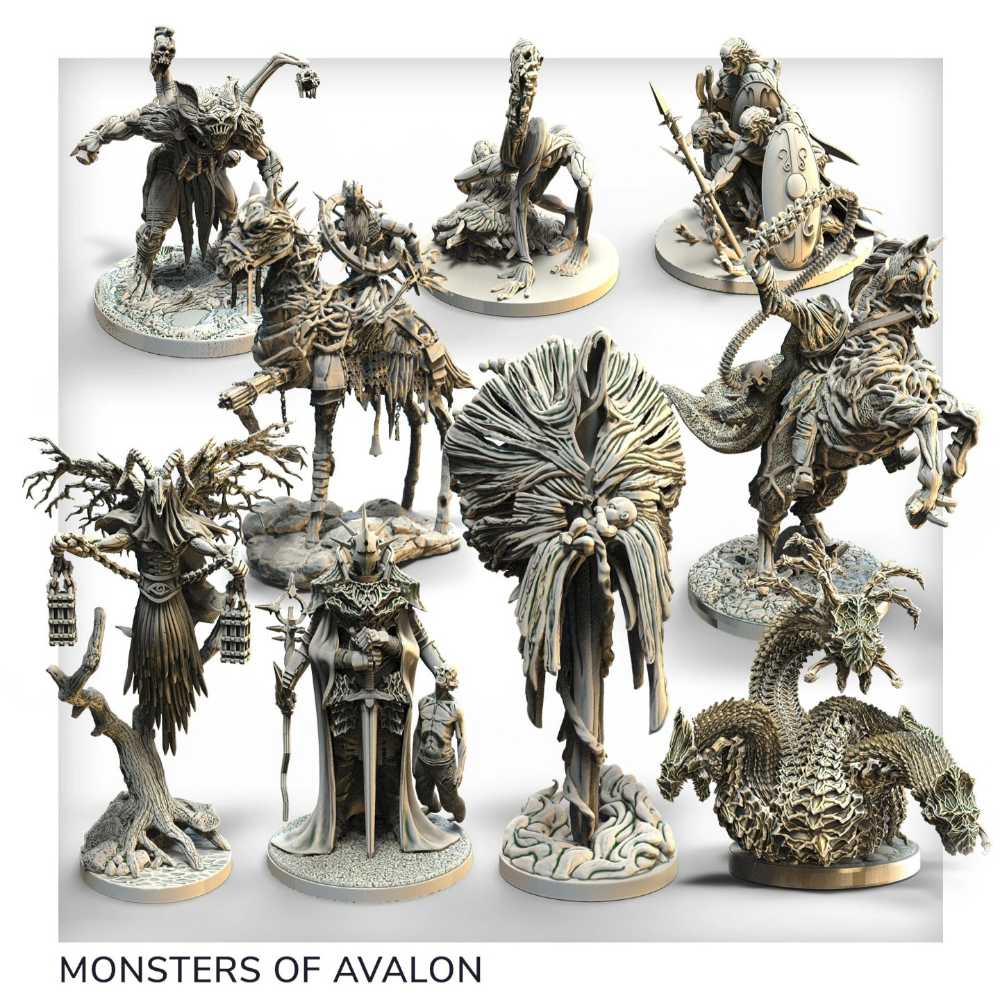 Tainted Grail: Monsters Of Avalon (+ 2nd Set Sundropped)  (2-6) board game collectible - Main Image 4