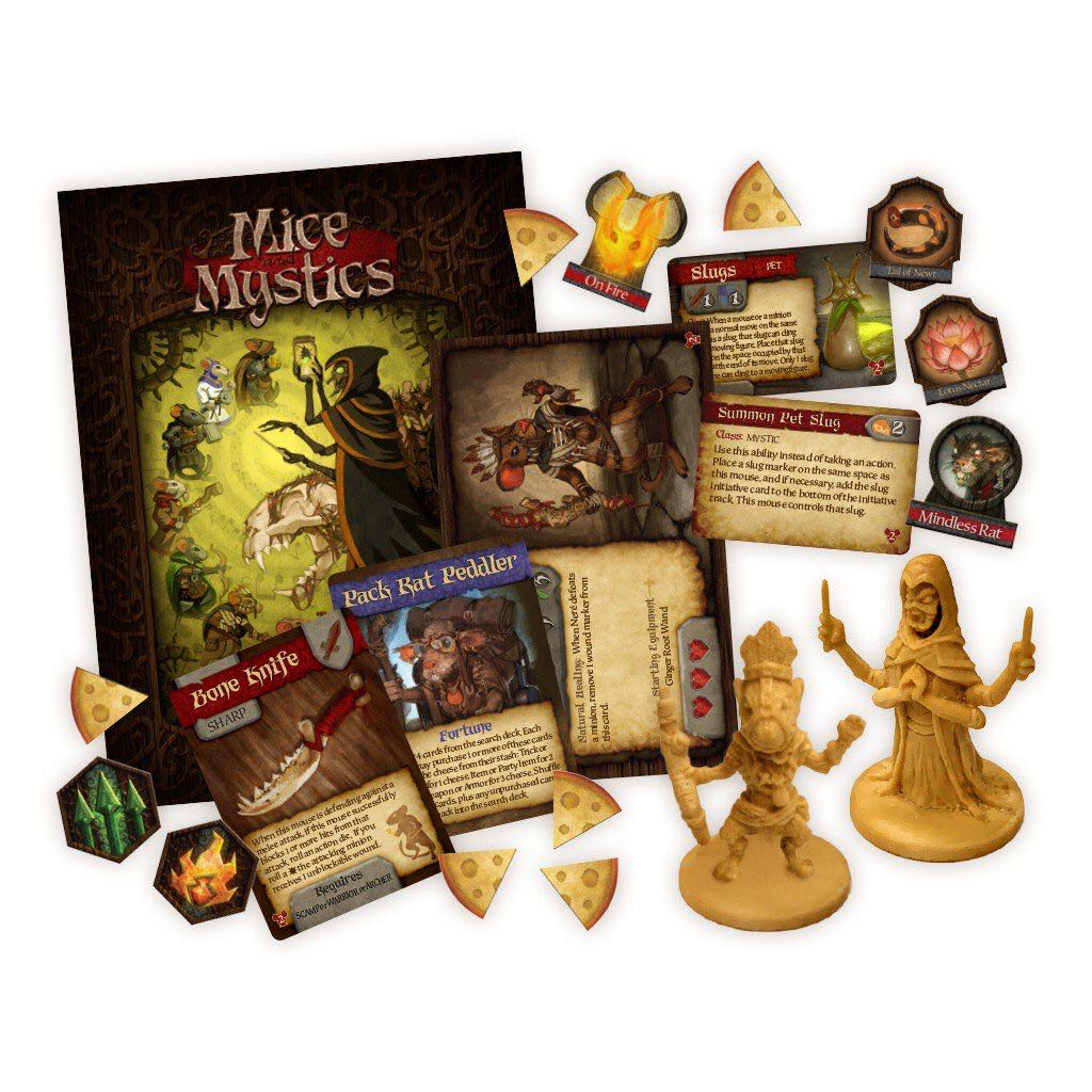 Mice And Mystics Book: 2 Heart Of Glorm  (1-4) board game collectible [Barcode 681706110011] - Main Image 2