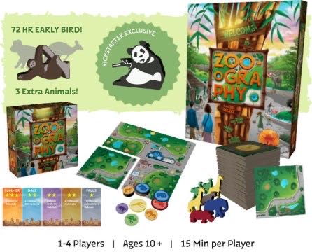 Zoo-ography Collectors Edition  (1-4) board game collectible - Main Image 2