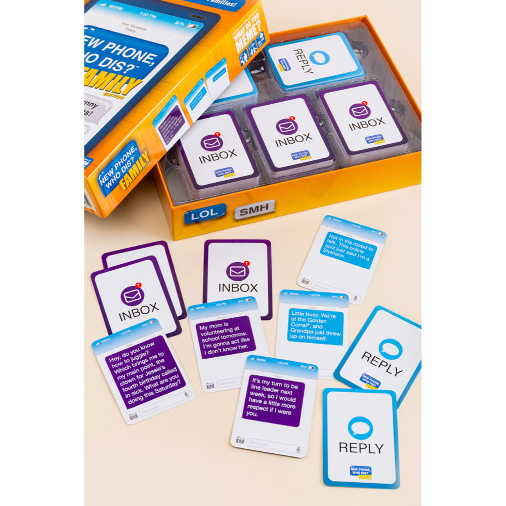 New Phone Who Dis? Family Edition  (3-20) board game collectible [Barcode 810816030951] - Main Image 2