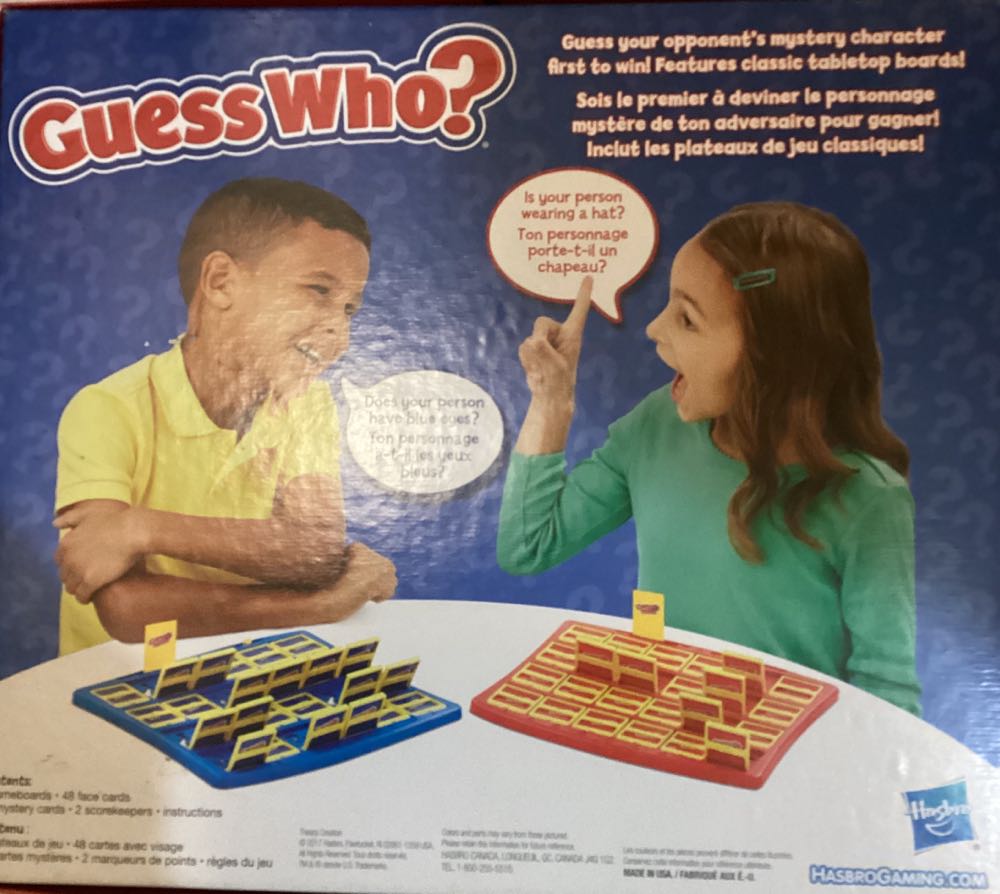 Guess Who? Game Original Guessing Game For Kids Ages 6 And Up For 2 Players  board game collectible [Barcode 630509556847] - Main Image 2