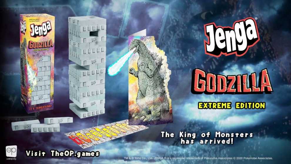 Jenga: Godzilla Extreme Edition  board game collectible [Barcode 700304153517] - Main Image 4