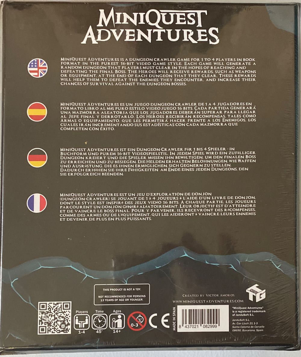 MiniQuest Adventures  (1-4) board game collectible [Barcode 8437021082999] - Main Image 2