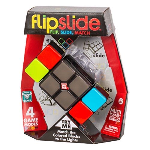 Flipslide Game Electronic Handheld Game | Flip Slide And Match The Colors To Beat The Clock 4 Game Modes Multiplayer Fun  board game collectible [Barcode 630996252543] - Main Image 1